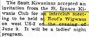 Roofs Wigwam - June 1954 Article (newer photo)